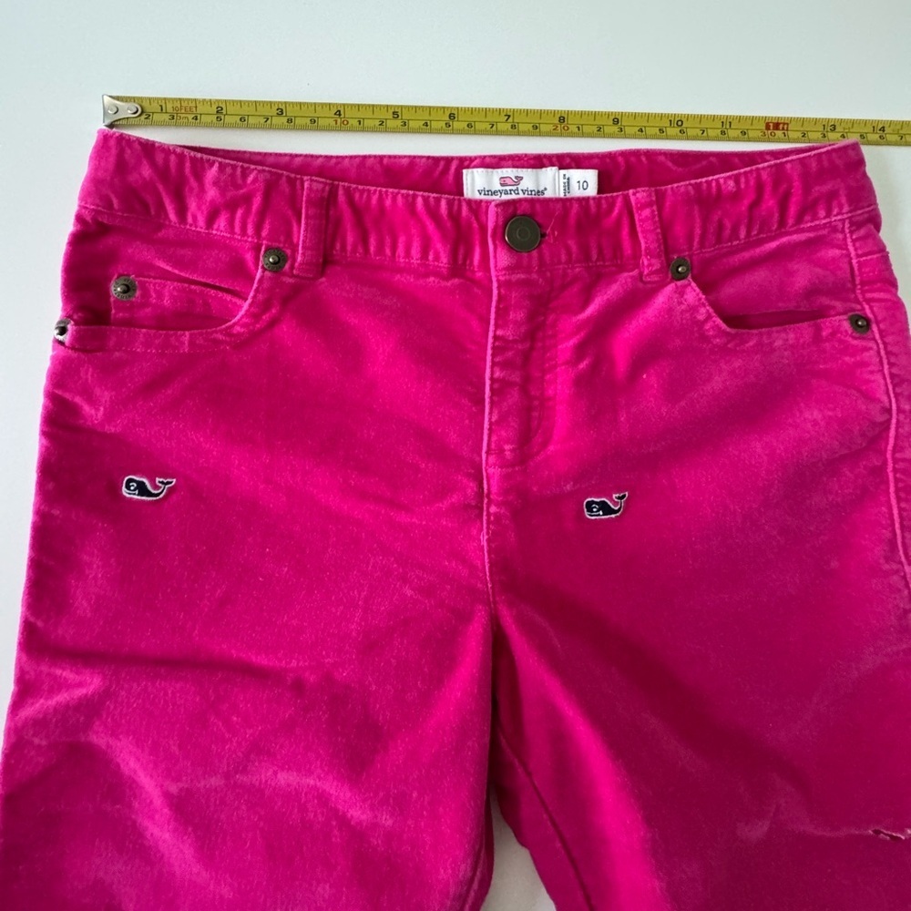 Vineyard Vines Girls Pink Velvet Jeans - Picture 8 of 9